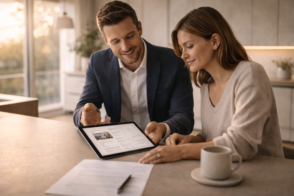 reviewing-financing-options-with-agent reviewing financing options with agent