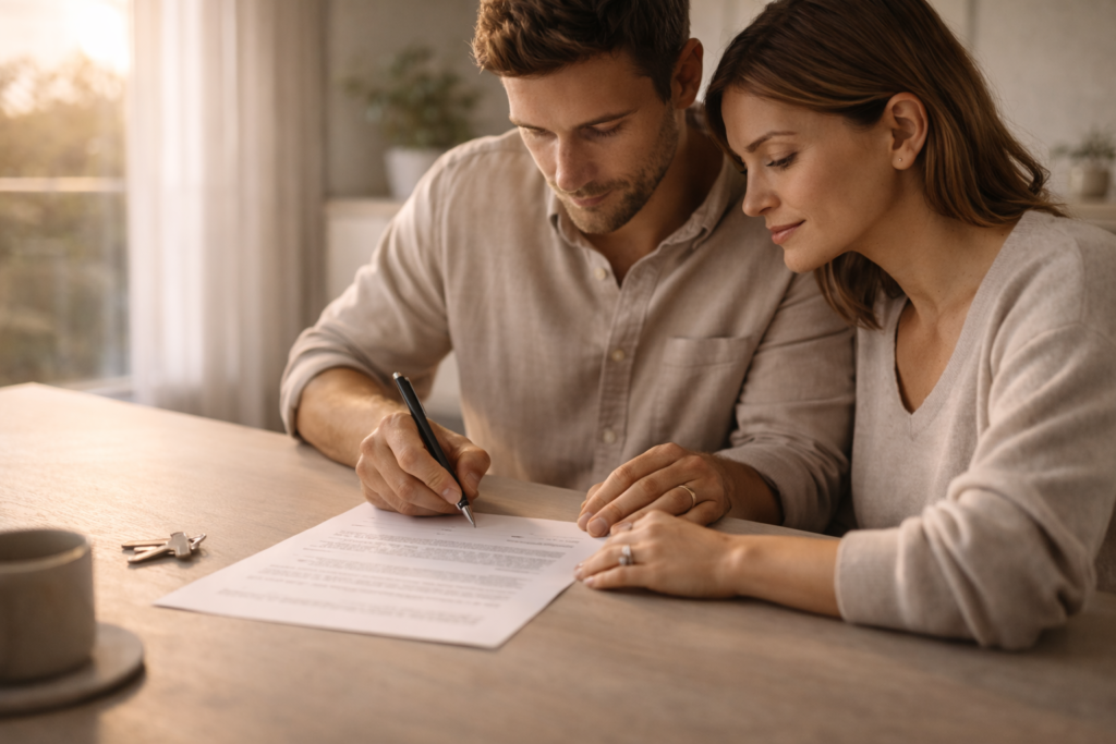signing-home-purchase-agreement signing home purchase agreement