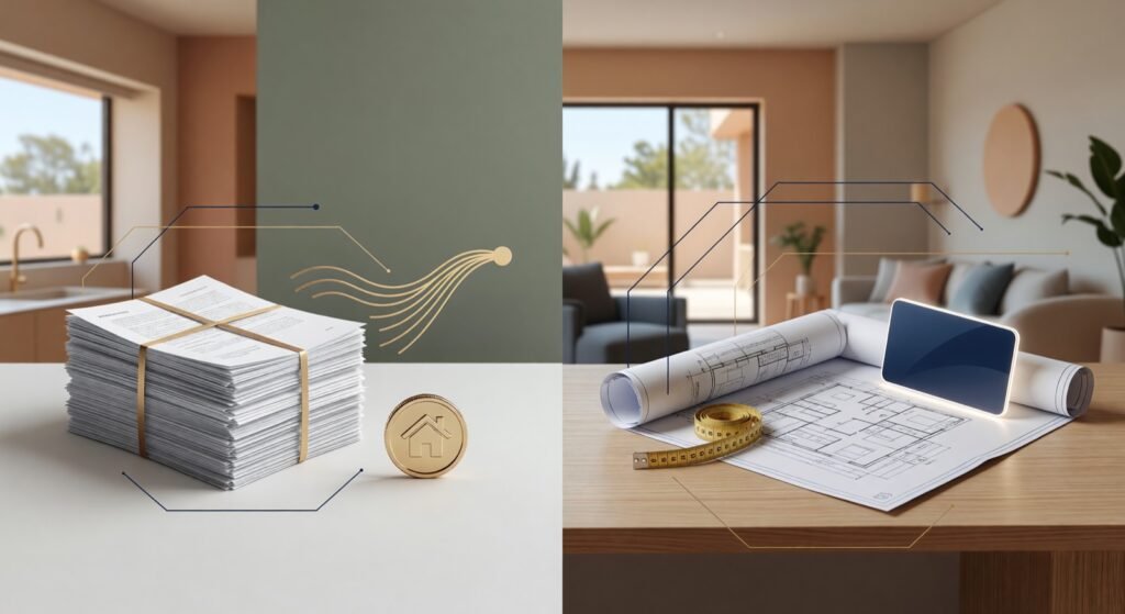 Cash-out refinance versus HELOC comparison for California homeowners using home equity.